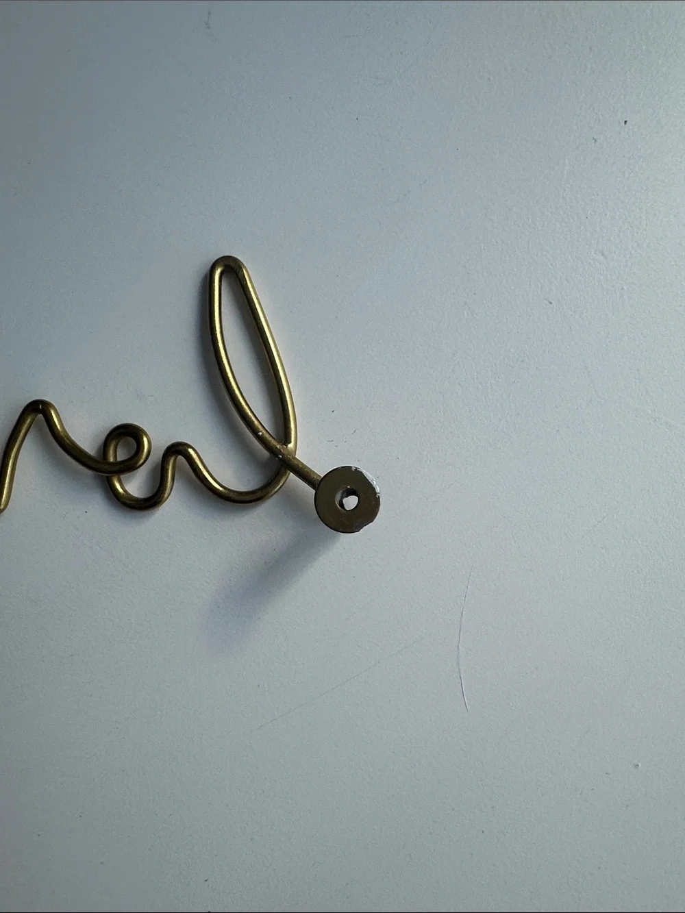 Love is Love Brass Script Wall Sign